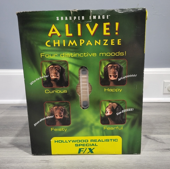Sharper Image Alive! Chimpanzee RARE BRAND NEW IN BOX - Picture 2 of 15